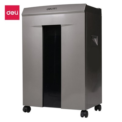 得力（deli）9905 碎纸机 20L  四级保密(金属灰)